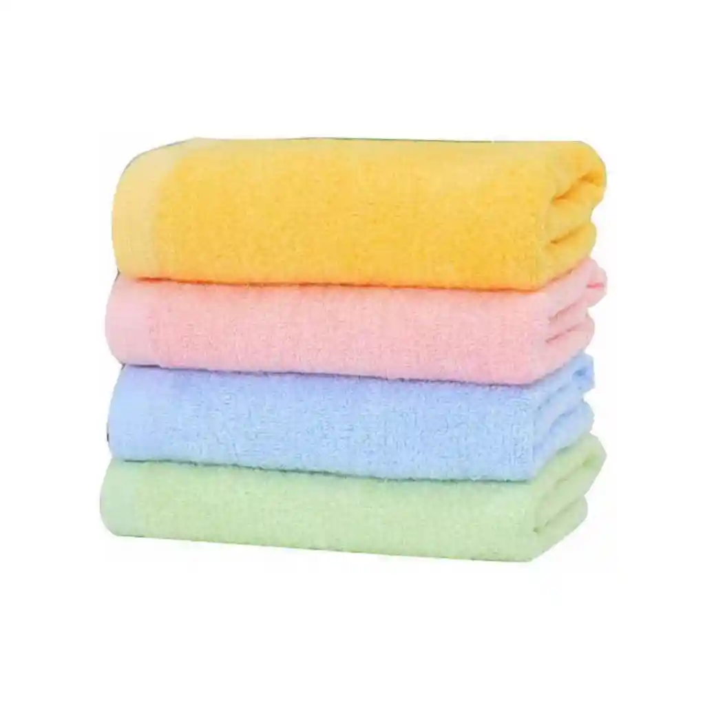 Set 12 Toallas Mano Algodón Suave 30x50 Cm Colores