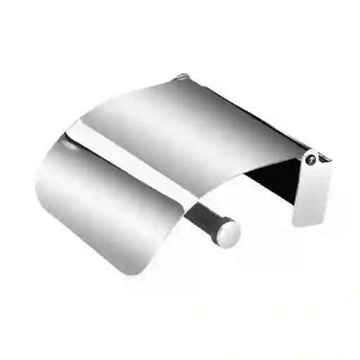 Soporte Papel Higiénico Baño Acero Inoxidable 13x14x4,5 Cm Plateado