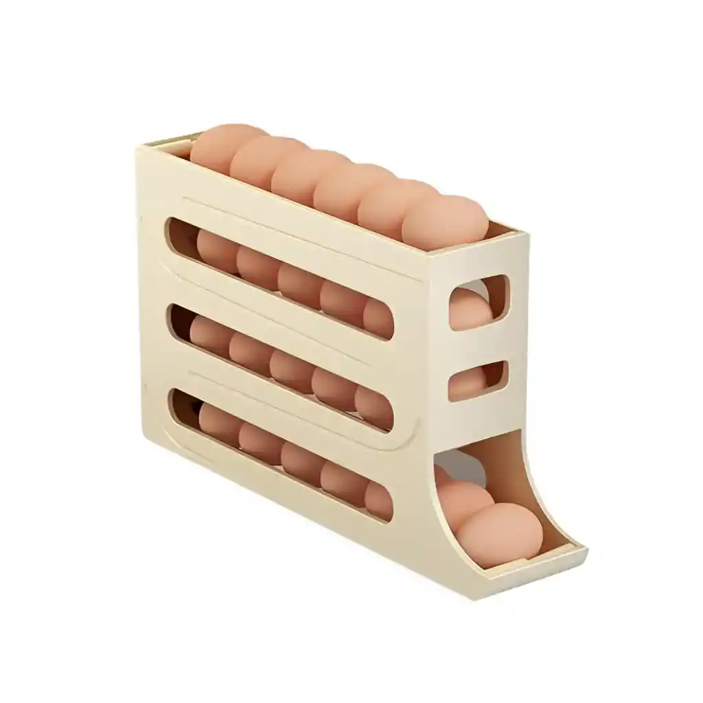 Organizador Portahuevos 4 Niveles 30 Huevos 35,9x7 Cm