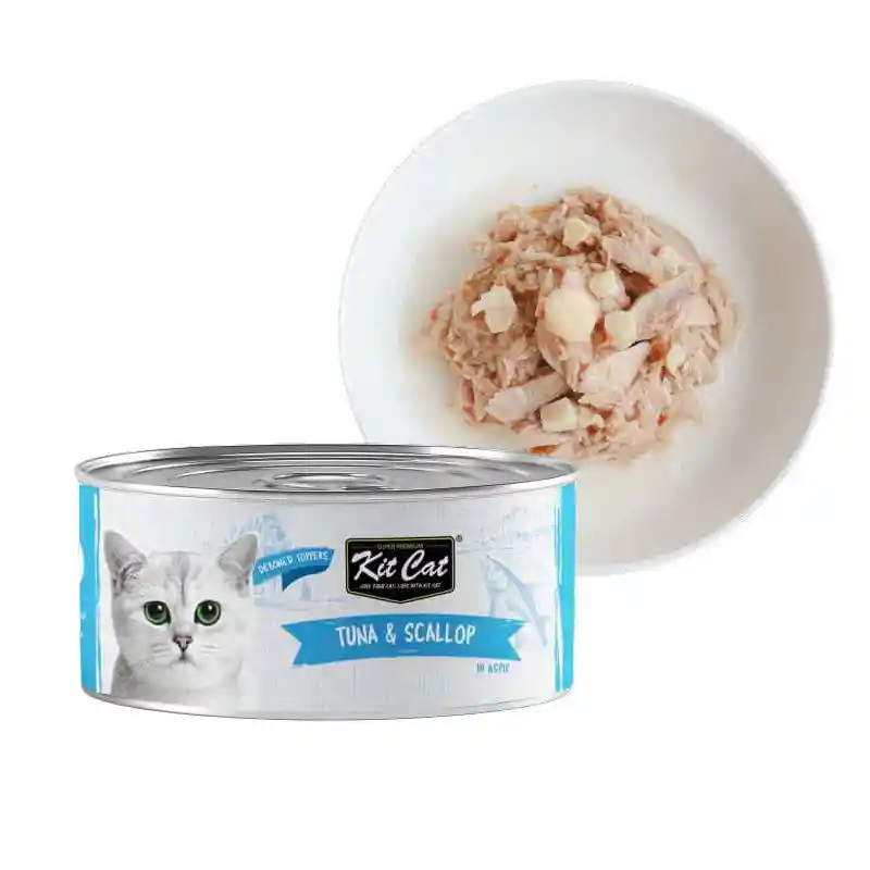 Kit Cat Lata Tuna Scallop 80g