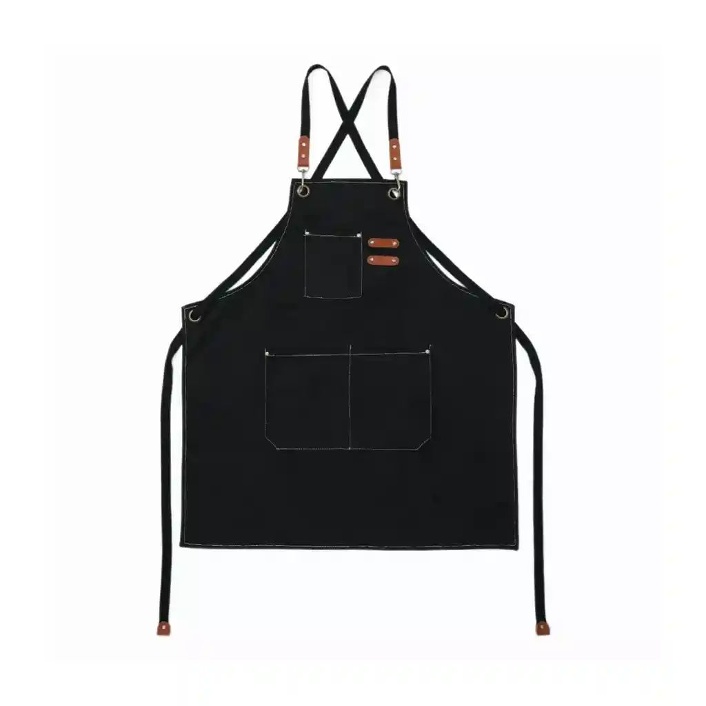 Pechera Delantal Multiuso 68x78 Cm Color Negro