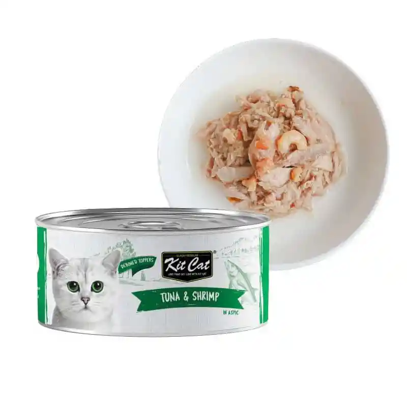 Kit Cat Lata Tuna Shrimp 80g