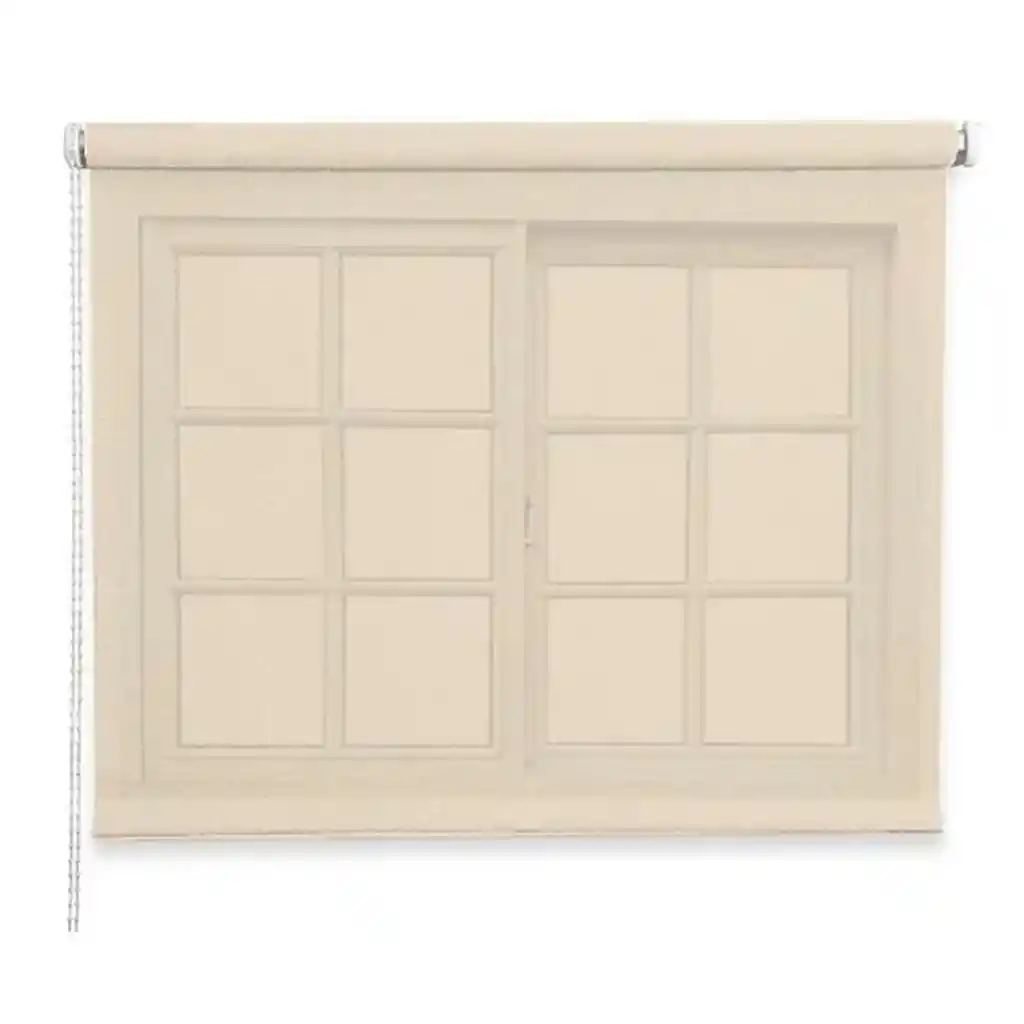 Cortina Roller Rustica Deluxe 60x200 Cm Beige