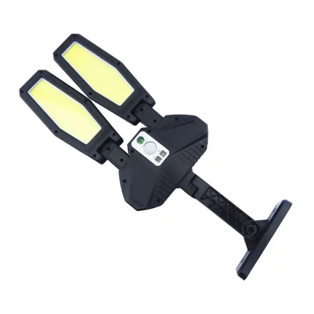 Foco Solar Brazo Doble 202 Led Cob Control