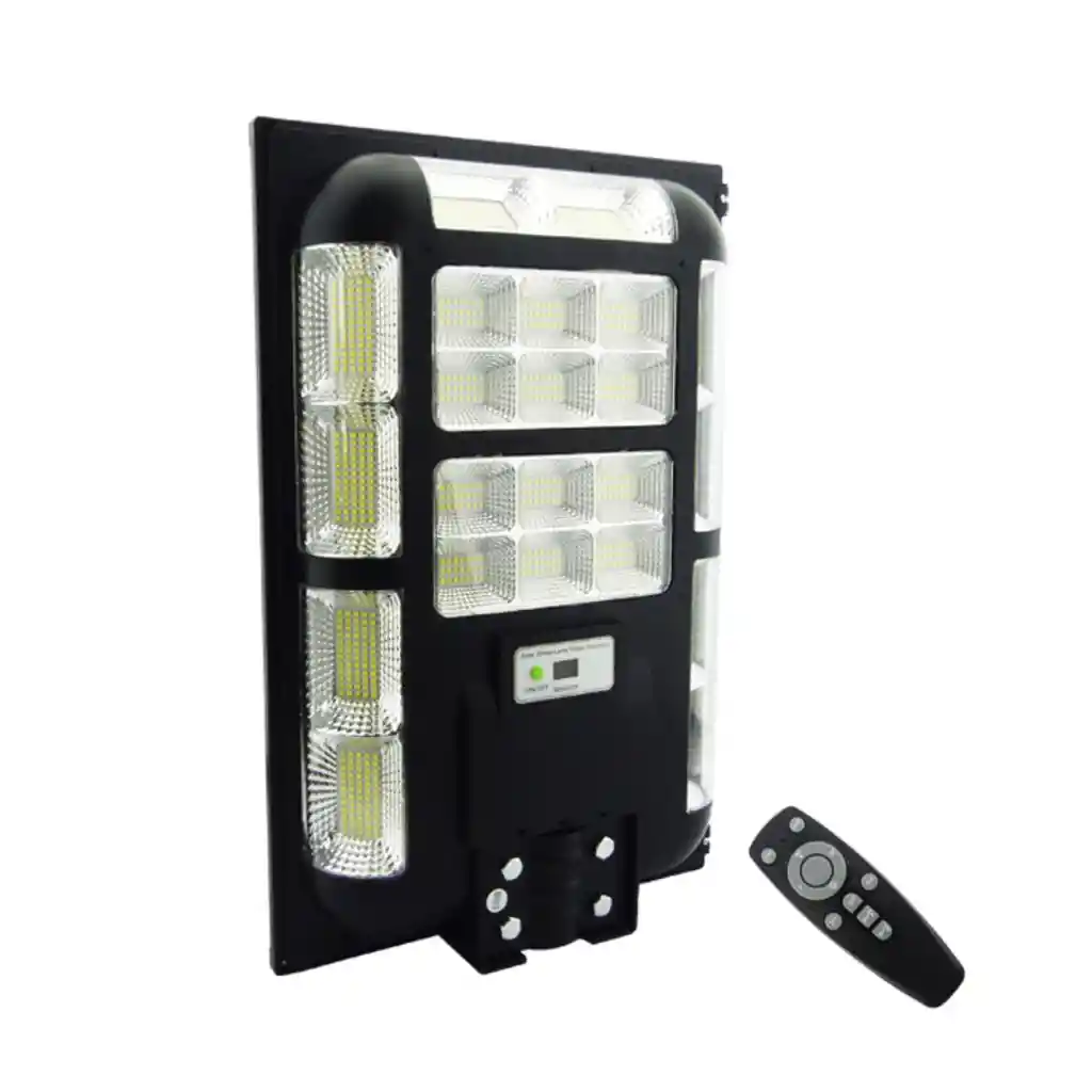 Foco Poste Solar 300 Watt 22 Placas 804 Led Control Remoto