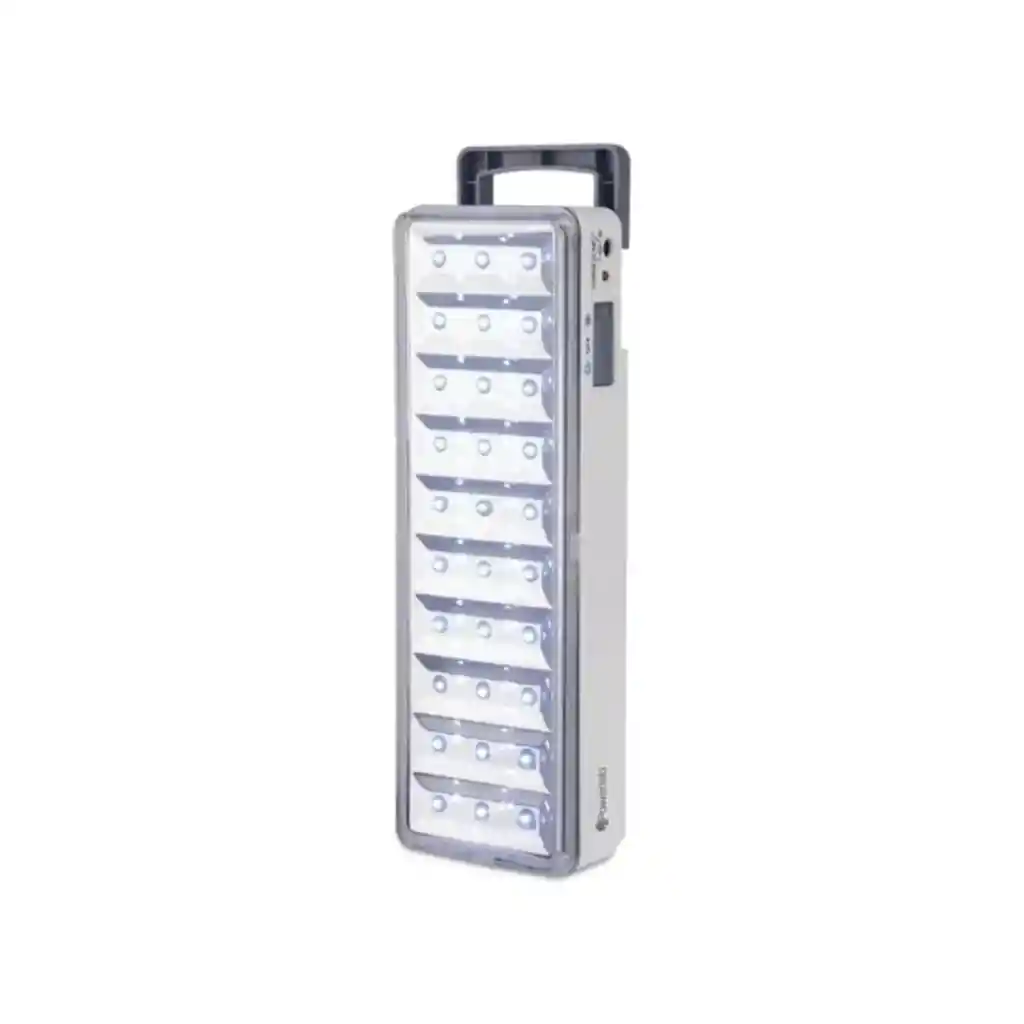 Lámpara Emergencia Powerlab 7258 Led Batería Recargable 5 Watt Blanco