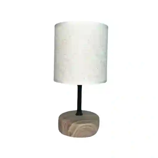 Lámpara Velador Mesa Diseño Clásico 20x20x30 Cm Blanco