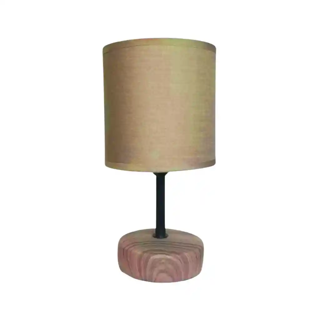 Lámpara Velador Mesa Diseño Clásico 20x20x30 Cm Beige