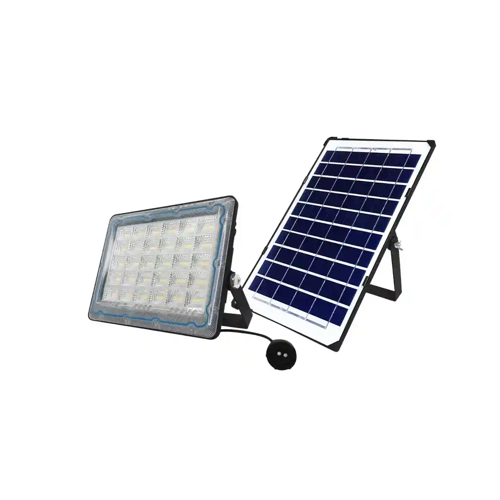 Foco Led 100 Watt Ip66 Panel Solar Control Remoto