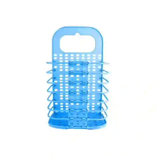 Cesta Baño Lavandería Plegable Celeste 46x27x15 Cm