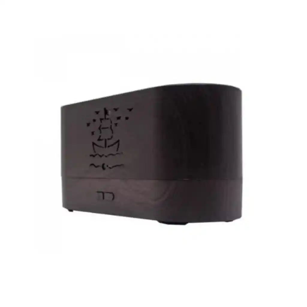 Humidificador Difusor Aroma Diseño Chimenea Madera