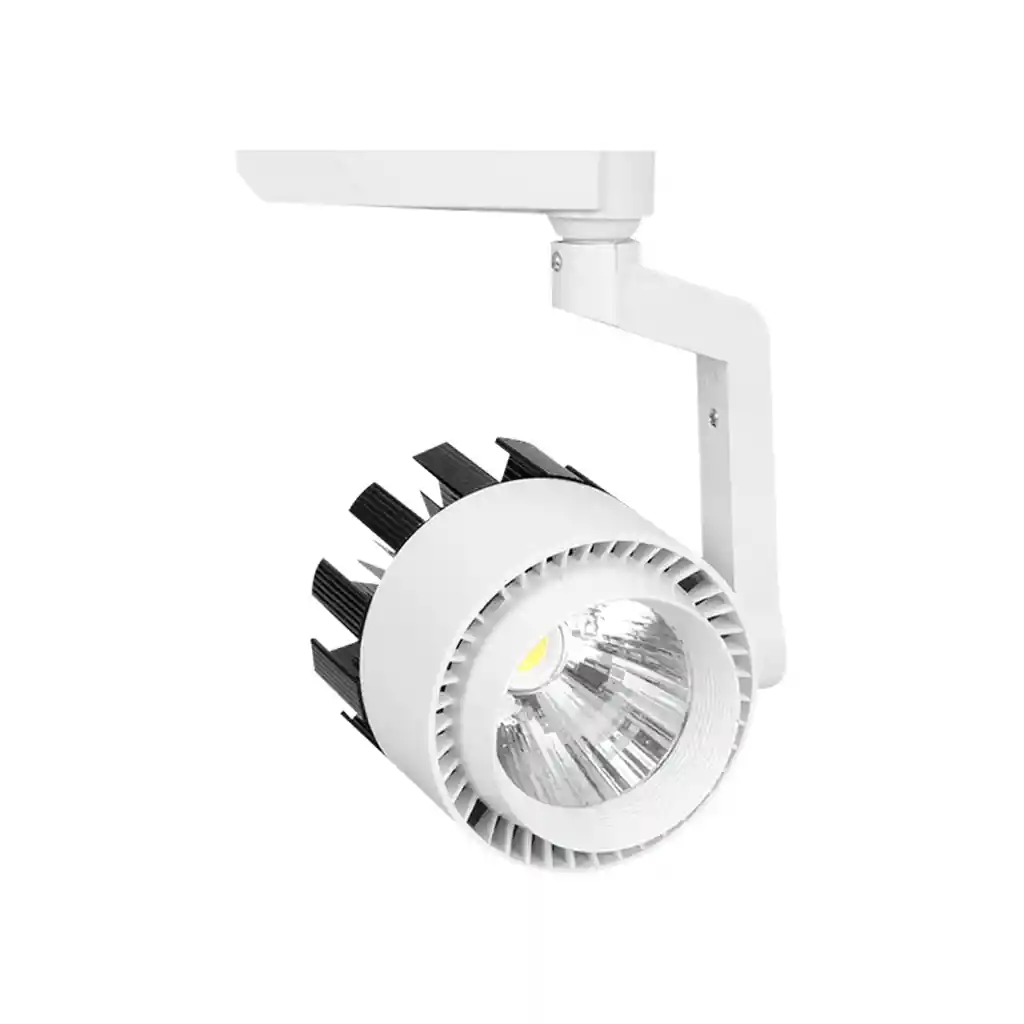 Foco Lámpara Riel Techo Luz Led 30 Watt Interior Exterior Blanco