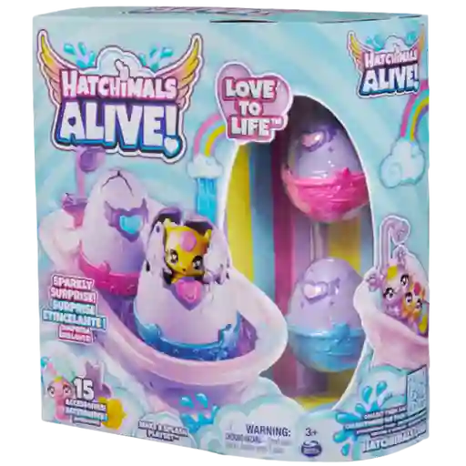 Hatchimals Alive! Diversión Baño De Colores