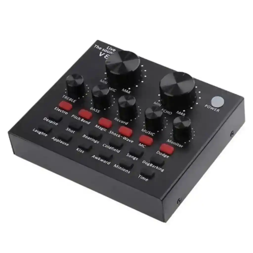 Tarjeta Sonido Usb Mezclador Interfaz Audio Stream Bluetooth