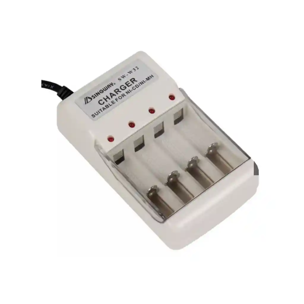 Cargador Pilas Recargables 4 Pilas Aa Aaa 5 V