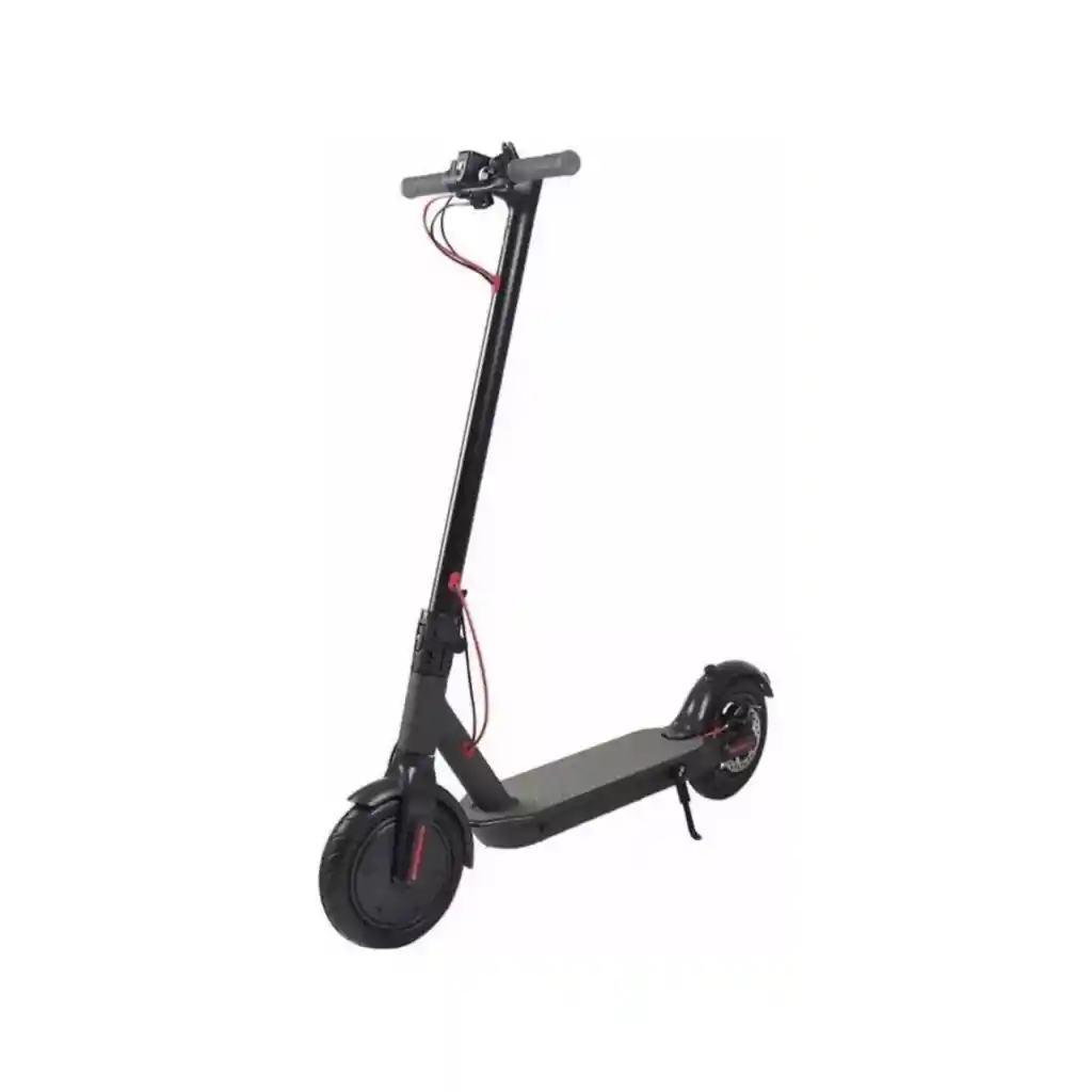 Scooter Eléctrico Pegable Luz Led Adulto 25 Km/h Negro