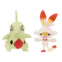 Jazwares Pokemon Ataque Sorpresa Larvitar Vs Scorbunny