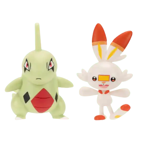 Jazwares Pokemon Ataque Sorpresa Larvitar Vs Scorbunny