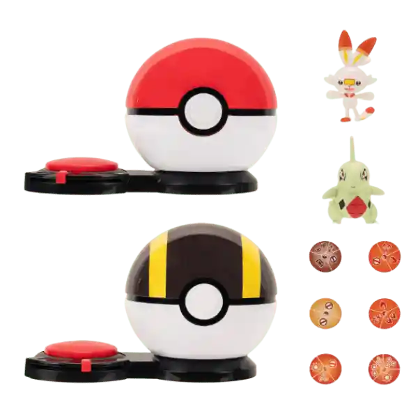 Jazwares Pokemon Ataque Sorpresa Larvitar Vs Scorbunny