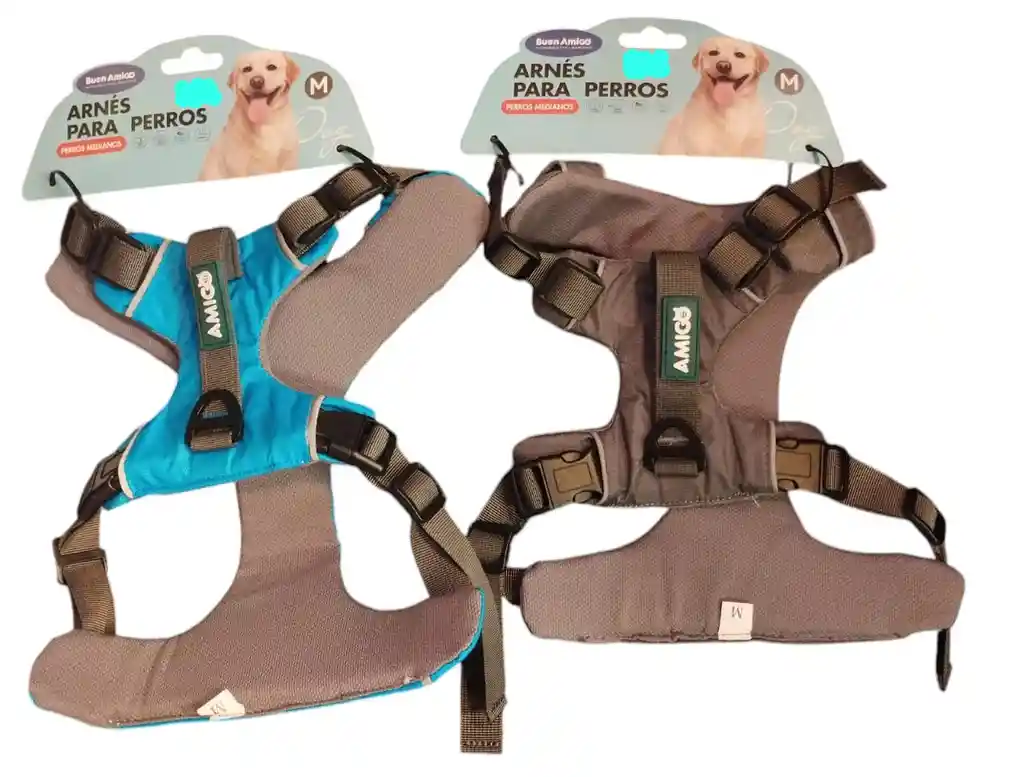 Buen Amigo - Arnes Para Perros Talla M (cuello 32-52 Cm / Pecho 56-69 Cm) (73144)