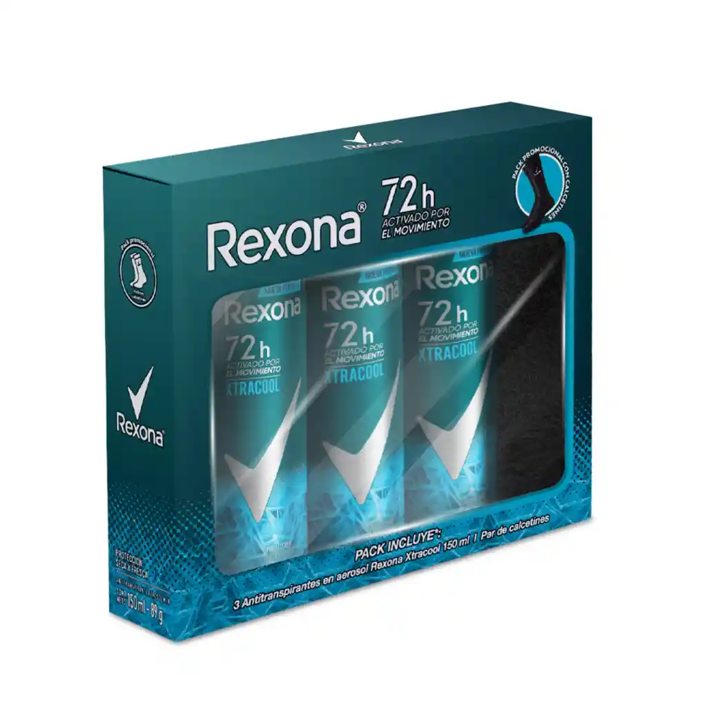 Rexona Pack Desodorantes Spray + Calcetines