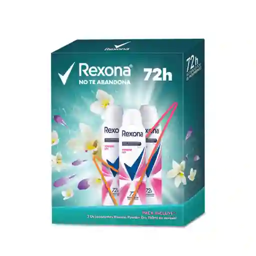 Pack Rexona 3 Desodorantes