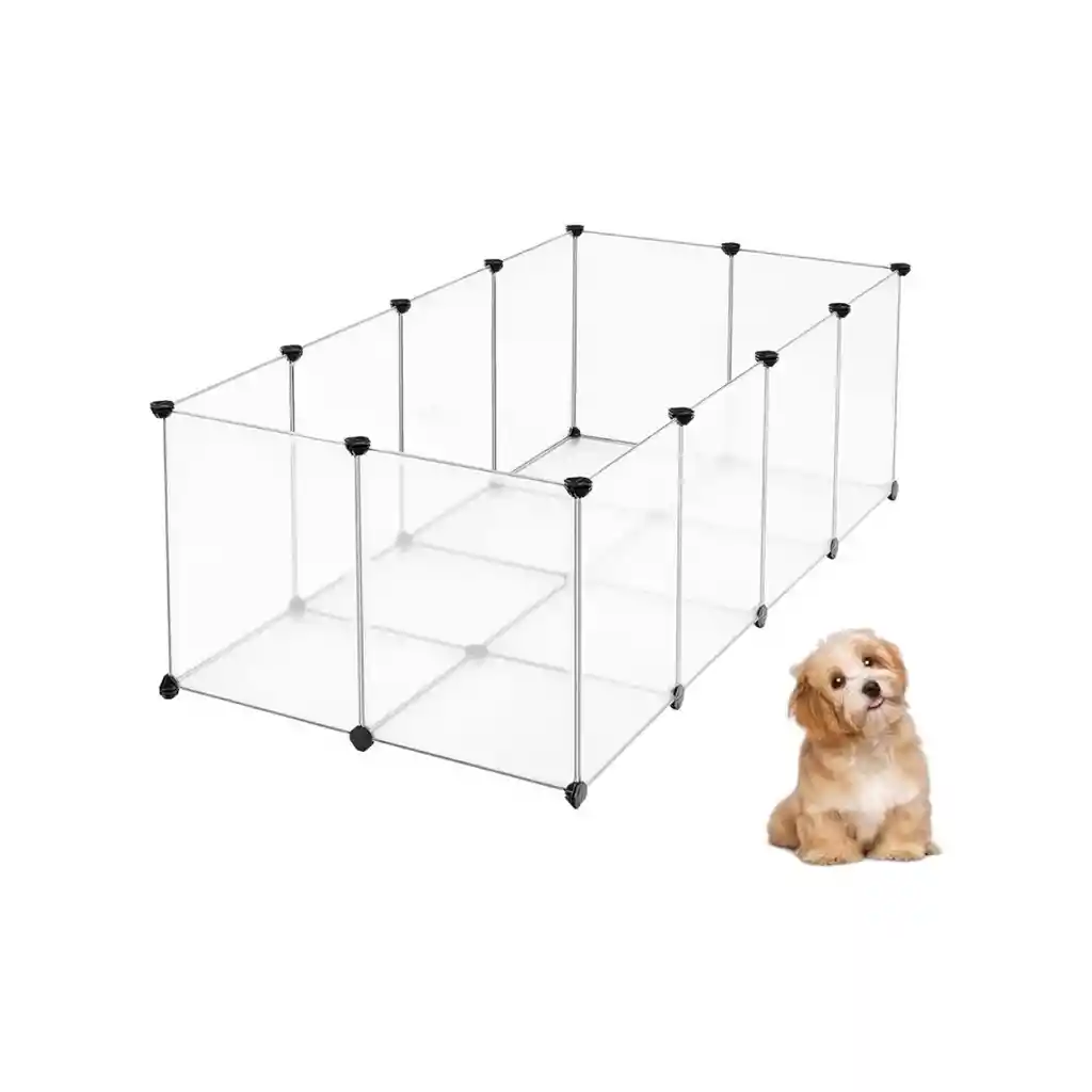 Corral Valla Mascotas Jaula 145x73x46 Cm