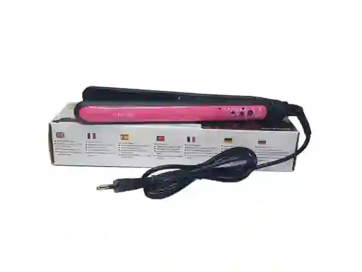 Alisador Plancha Pelo Antiestática Rosado