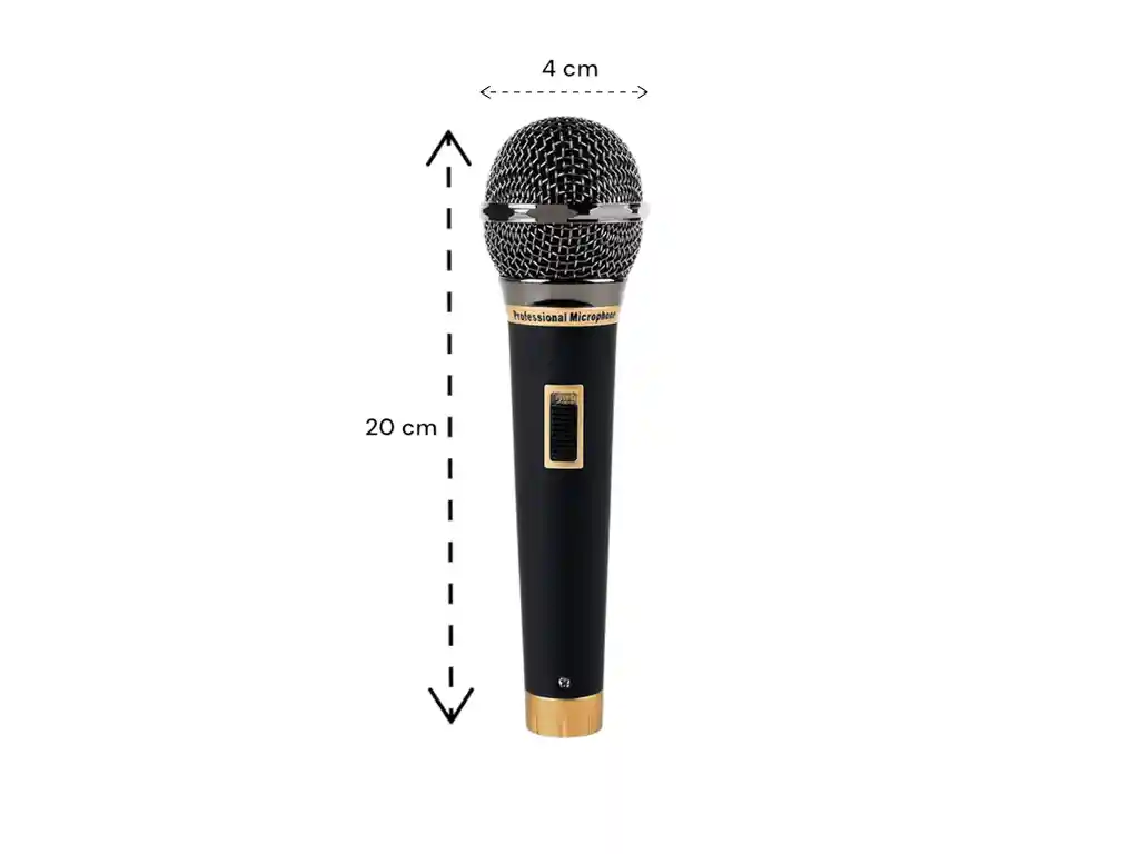 Microfono Alambrico Karaoke Profesional Canto Cardioide Voz