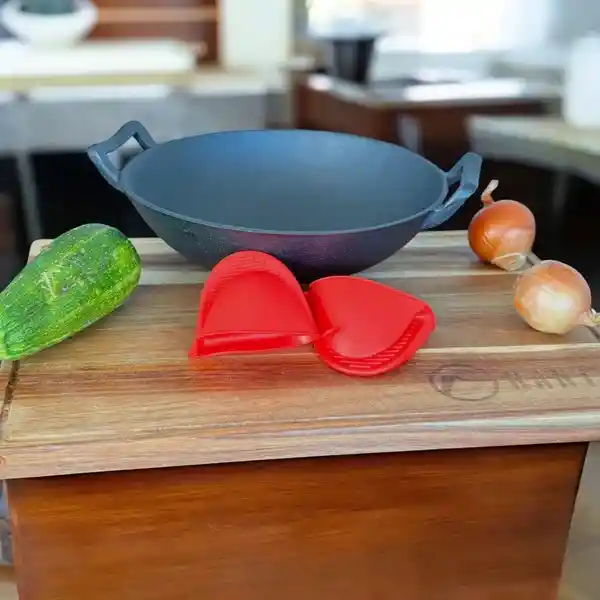 Mango Rojo De Silicona Para Ollas Ranty