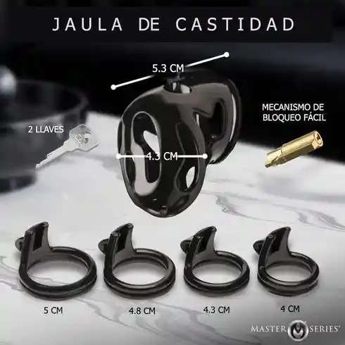 Jaula De Castidad De Doble Anillo