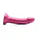 Dildo Metálico Rosa