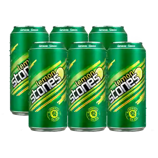 Pack Lemon Stones Original 470 Cc X6
