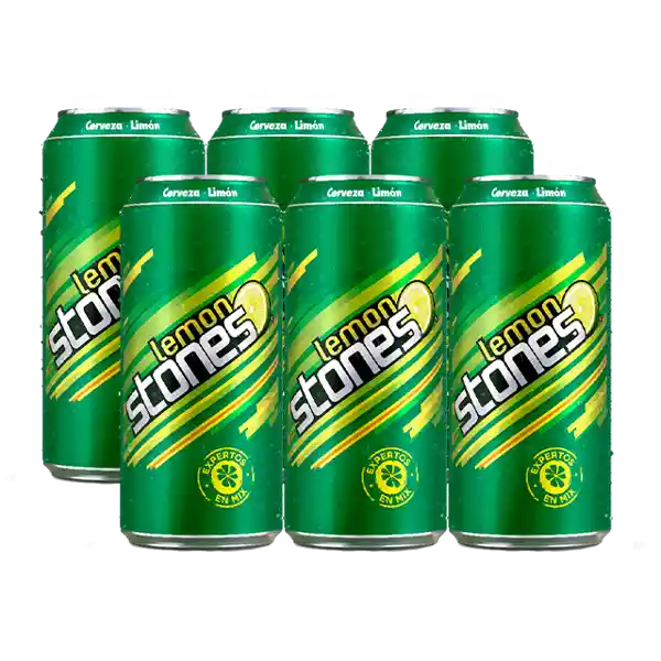 Pack Lemon Stones Original 470 Cc X6