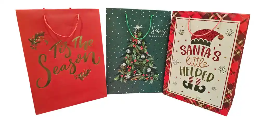Bolsa Regalo Navidad 31x42x12cm