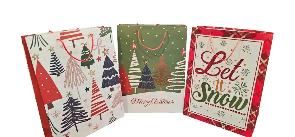 Bolsa Regalo Navidad 31x42x12cm