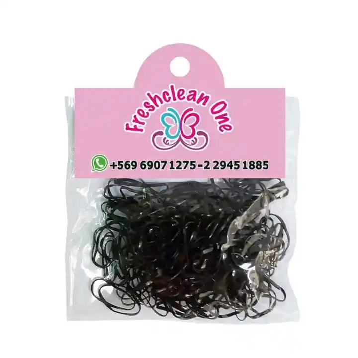 Elástico Para Trenza Y Peinados- Negro