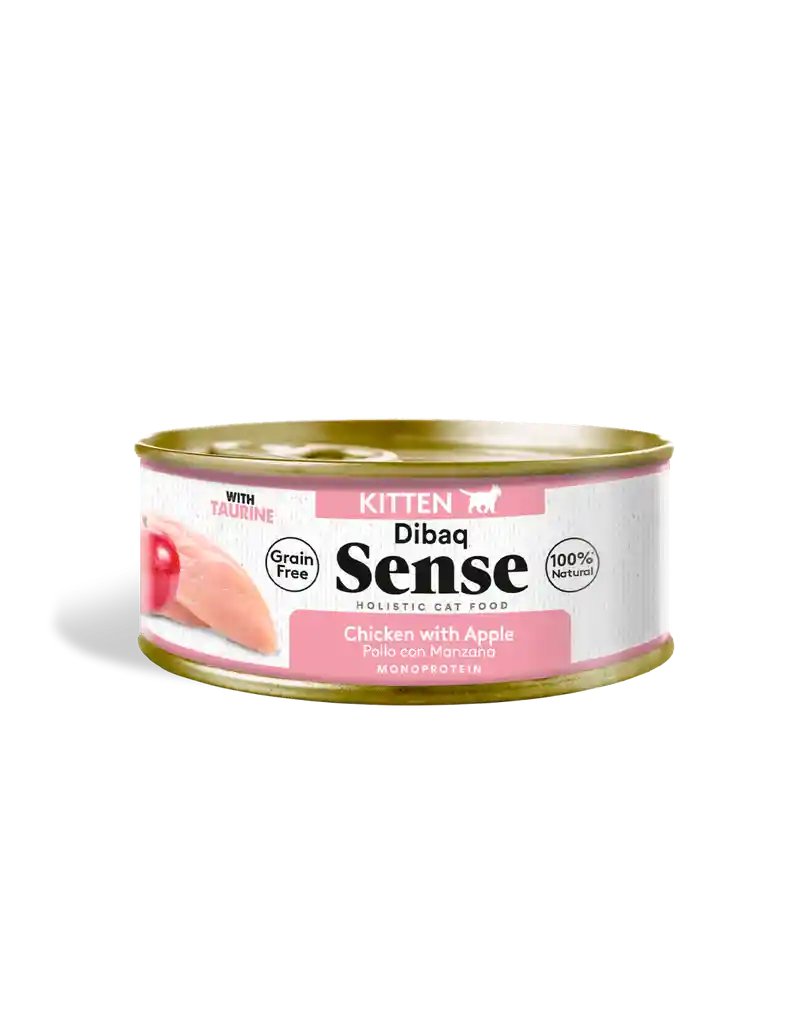 Dibaq Sense Lata Pollo Con Manzana Para Gatitos
