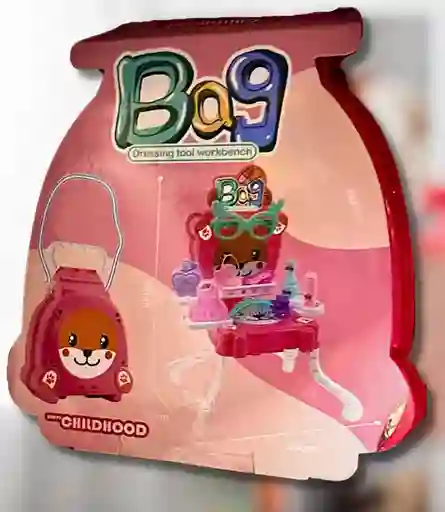 Juguete Fantasy Caja Belleza Con Utensilios De Juguete Para Regalo