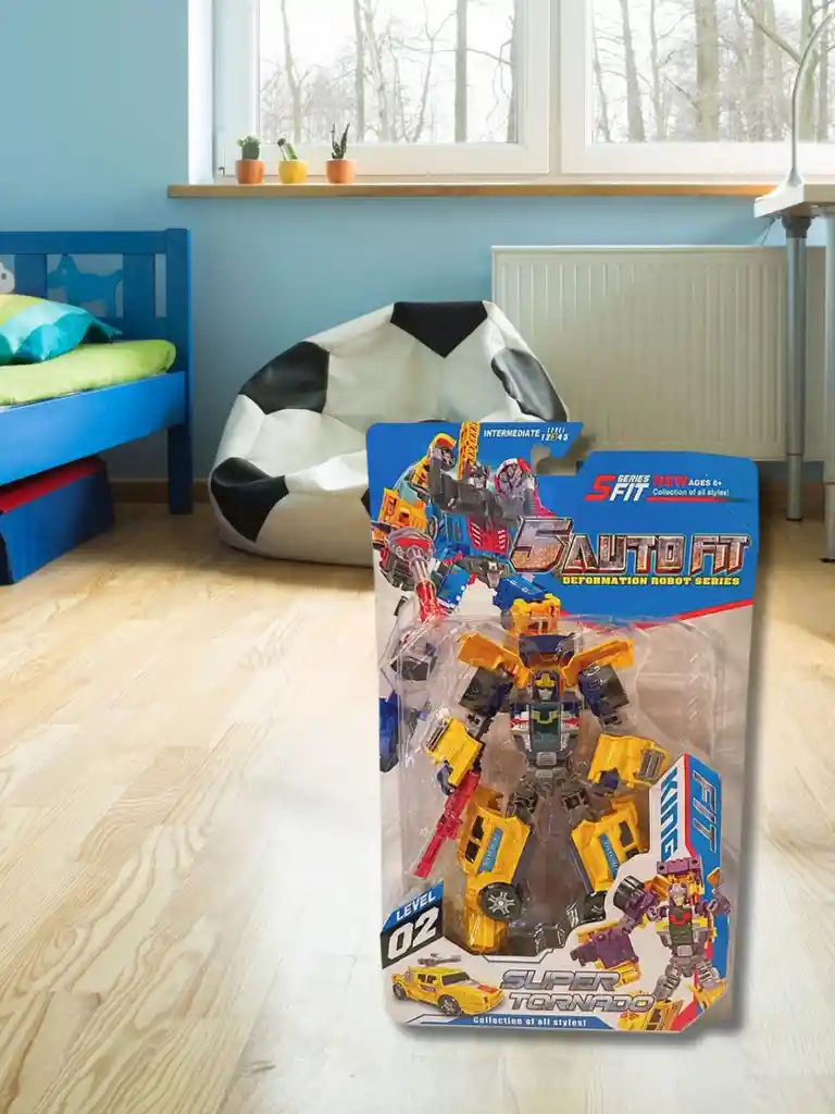 Juguete Serie De Robots Transformables 5auto Fit Para Regalo