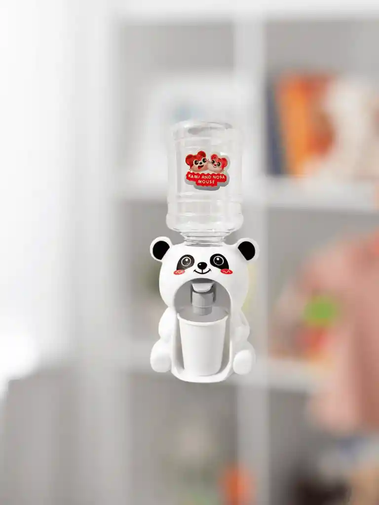 Juguete Mini Dispensador De Agua Con Adorable Base De Panda Para Regalo