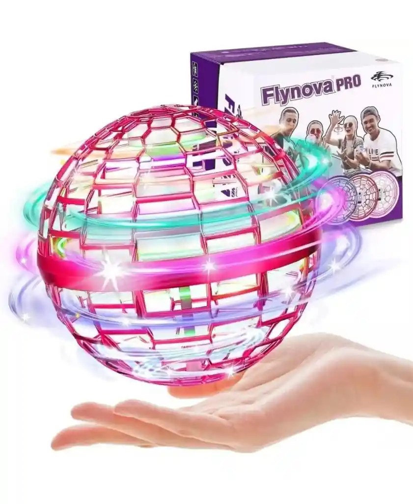 Pelota Voladora Con Luz Led Spinner Flying
