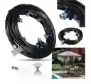 Kit Sistema De Riego Para Patio Mistcooling