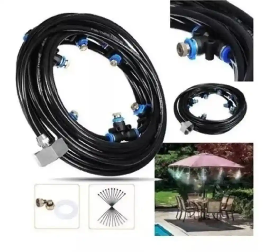 Kit Sistema De Riego Para Patio Mistcooling