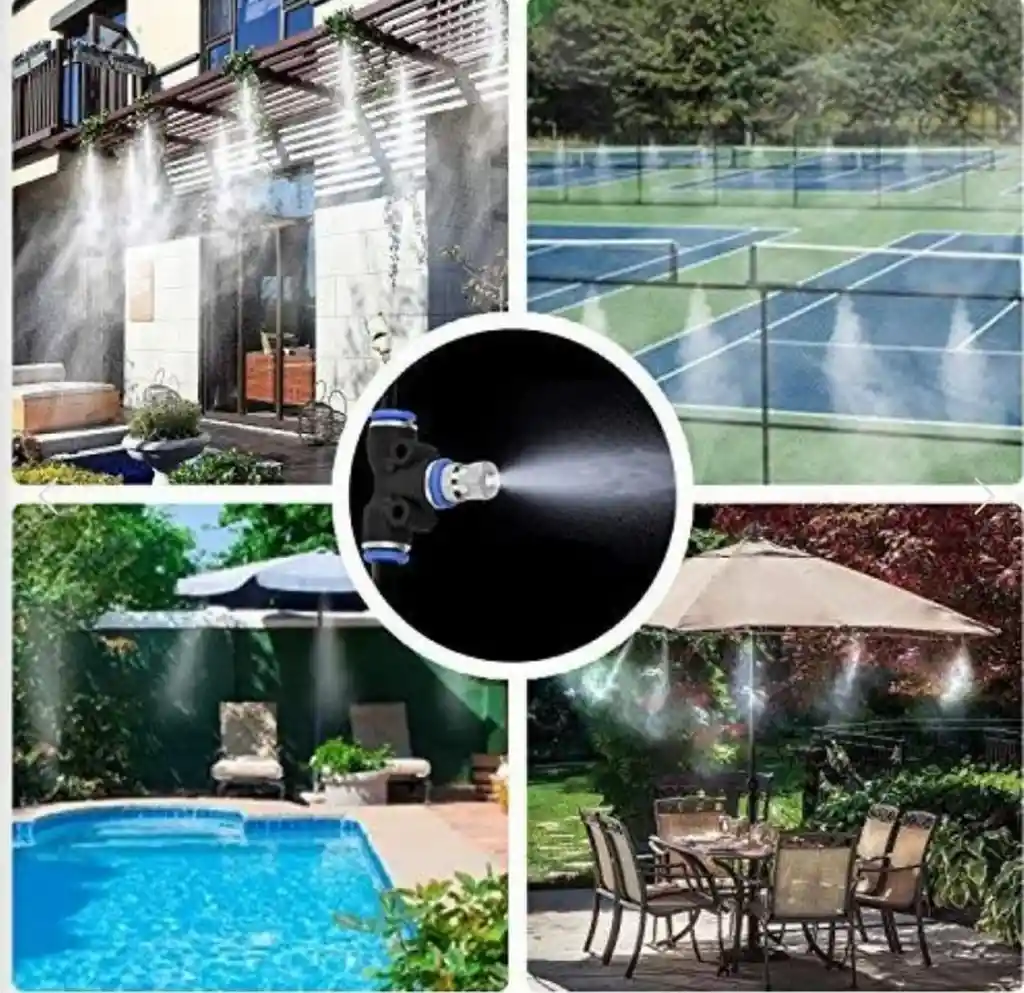 Kit Sistema De Riego Para Patio Mistcooling