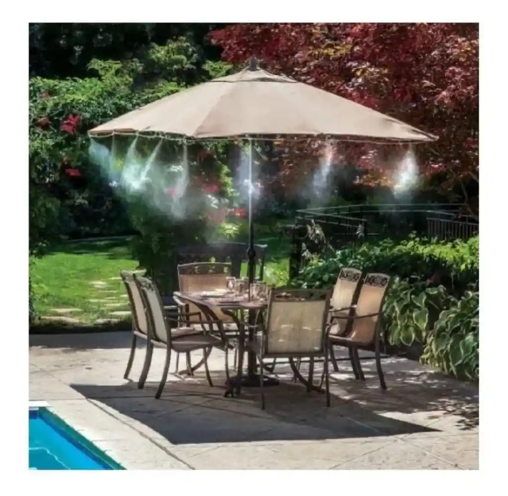 Kit Sistema De Riego Para Patio Mistcooling
