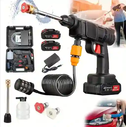 Hidrolavadora Portátil Con 2 Baterías De 48v