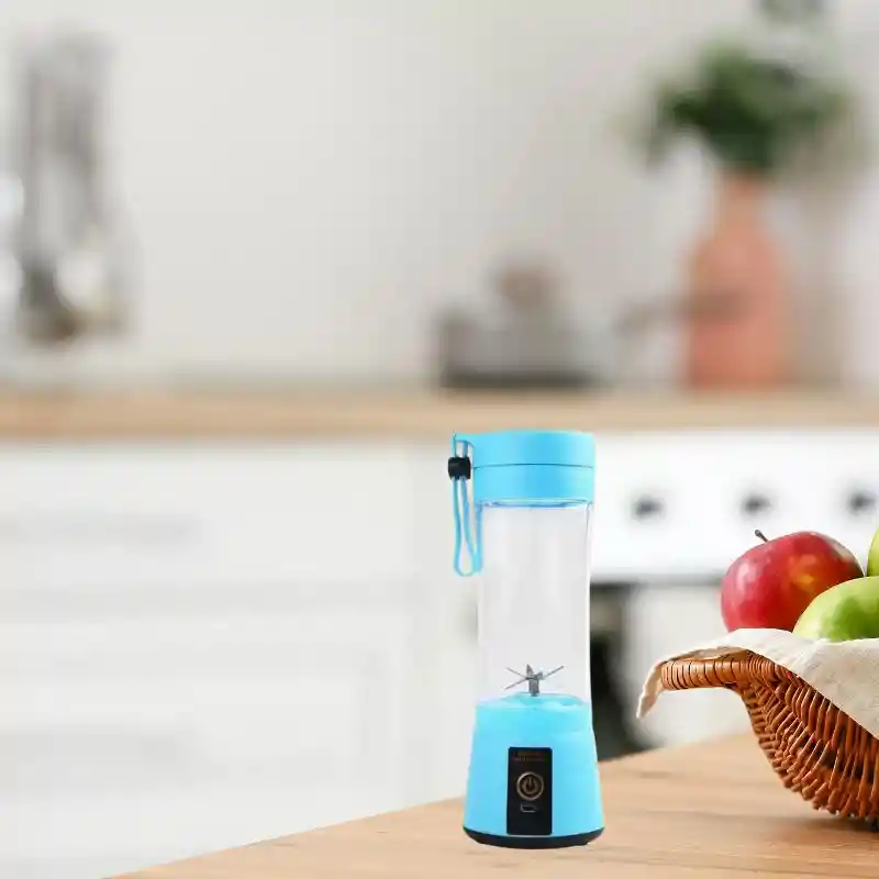 Licuadora Portátil Para Batidos Y Smoothies Azul Claro