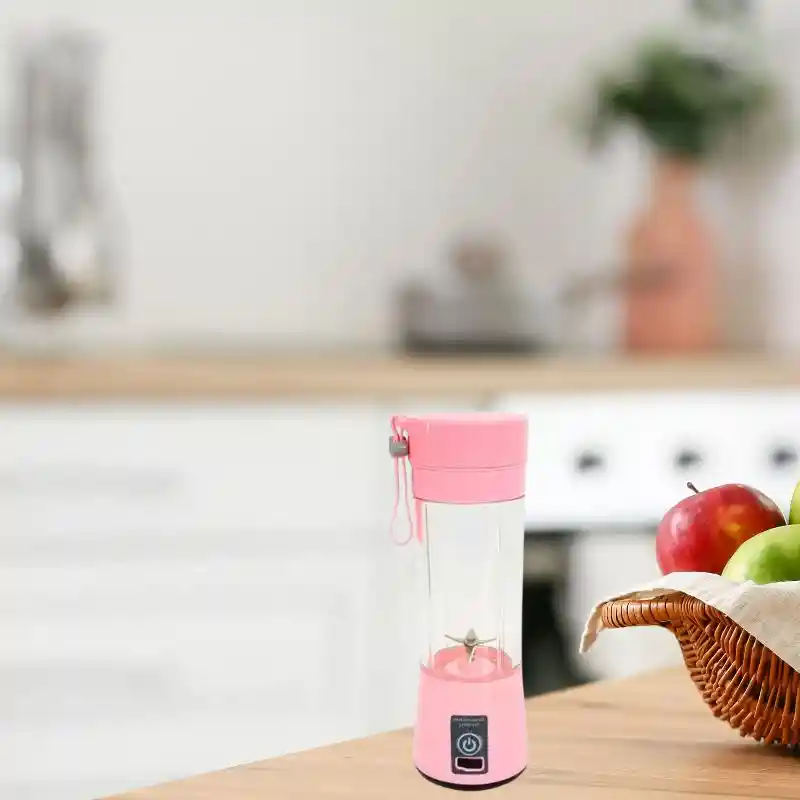 Licuadora Portátil Para Batidos Y Smoothies Rosada