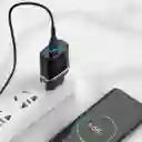 Cargador Completo Usb Qc3.0 + Cable Tipo C 18w - Hoco C12q Certificado Sec